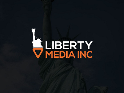 Liberty Media Logo design branding design flat icon illustration logo typography vector