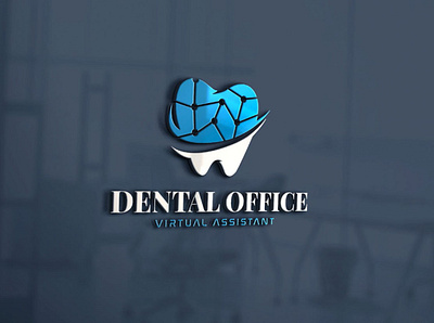 Dental Logo branding design flat icon illustration logo typography vector