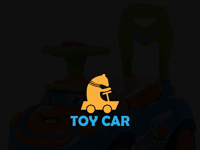 Toy Car branding design flat logo vector