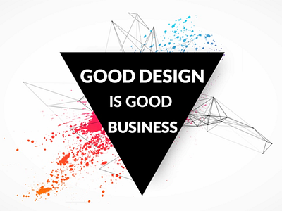 Good Design Is Good Business abstract design good design is good business graphic design typography