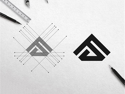AF Logo concept branding design graphic design icon illustration logo vector