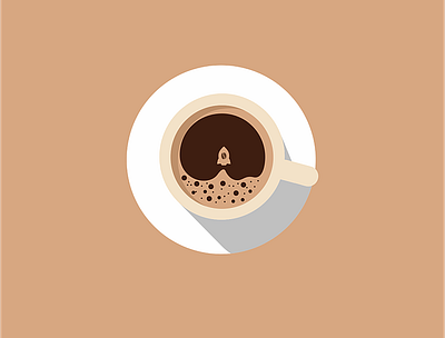 Rocket Coffee animation app art branding design design logo flat graphic design icon illustration ios logo mobile type ui ux vector web