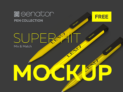 Senator pen mockup. SUPER HIT branding design hit identity mock up mock up mockup mockup psd mockups pen pens psd psd mockup russia senator super