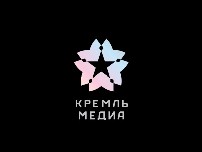 Kremlin Media colour element gradient kremlin logoped moscow rays russia star wall