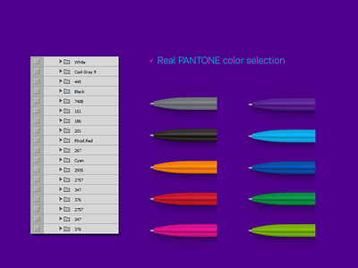 For designers. Senator Pen Mockup. Centrix