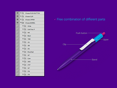 Senator Pen Mockup. Centrix