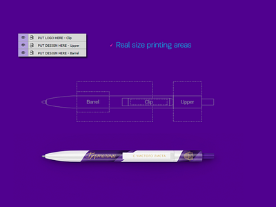 Senator Pen Mockup. Centrix