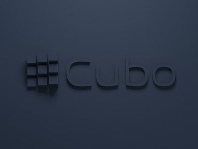 Cubo brand creative cubo design identity logo logoped logotype mark russia square symbol