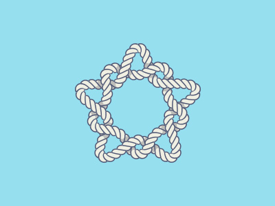 Seastar color creative design logo logoped logotype mark rope russia sea star symbol