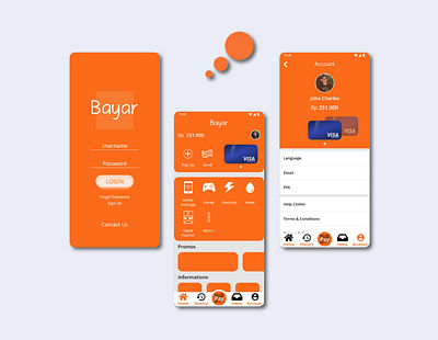 Bayar - Payment App design payment payment app ui uidesign