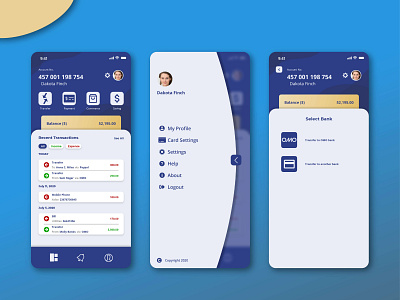 OMO - Banking App bank banking banking app payment ui ui design