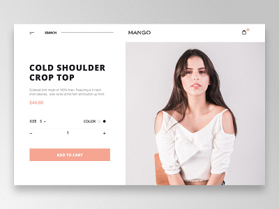 Mango Ecommerce Site clean ecommerce fashion fashion art fashion brand minimalistic shop design ui