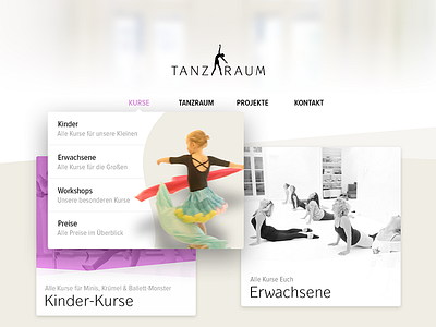 Redesign Dance Studio dance studio hamburg redesign responsive tanzraum web webdesign website
