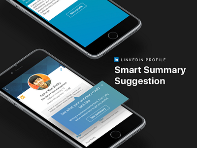 Smart Summary Suggestion linkedin mobile summary
