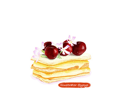 Pastry illustration illustration