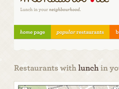 MenüTurbo header with navigation food header menu menuturbo