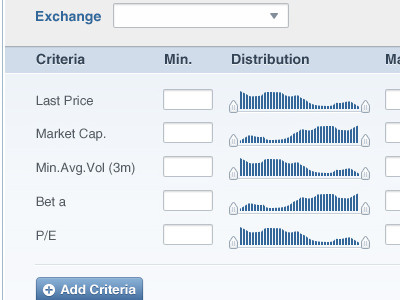 Stock scanner #2 button interface market mockup slider sneak peek stock stuff top secret trading ui