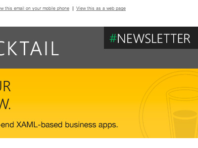 Newsletter header .net asp.net cocktail glass header icon microsoft newsletter segoe title