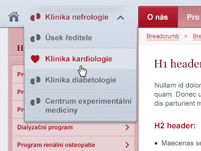 Dropdown love bladder clinic dropdown glyphs home icons list medical nephrology pixel perfect web webpage website
