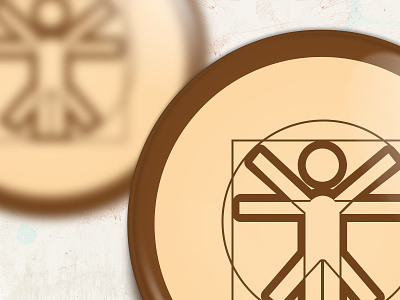 @2x Da Vinci achievement badge da vinci gamification geometry glyph hdpi icon lundegaard retina shapes vector vitruvian man