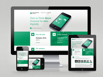 Digital Day microsite bnp paribas cardif conference desktop green ios ipad iphone microsite minimalism one page parallax scrolling responsive responsive design single page solid colors webpage