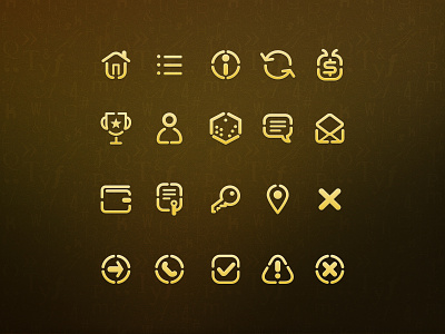 Math game icons