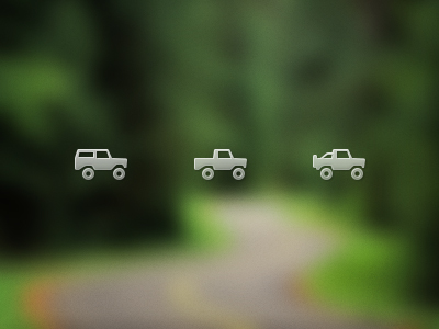 The Broncos bronco car ford glyph icon minimalism simple