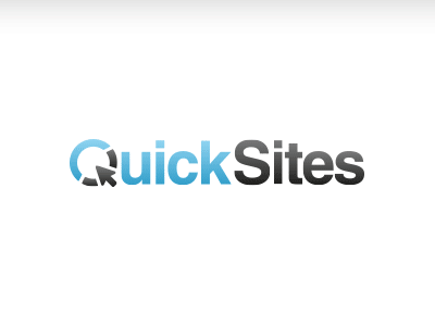 QuickSites logo branding company corporate firm gif identity logo sales website