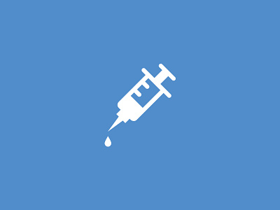 Inject icon blood blue clinic fun glyph icon inject injection medicine patient