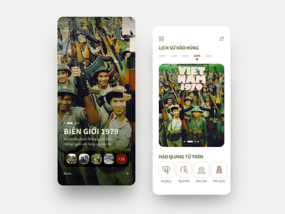 VietNam Border 1979 history mobile application uigraphic vietnam
