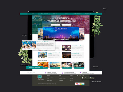 Revamp webiste "Singapore Tourism Board" revamp singapore uigraphic uxdesigner uxui website