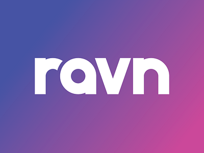 ravn logo branding dev shop logo typography