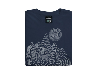 Mountains graphicdesign handdrawn illustration landscape lines mountains nature tshirt