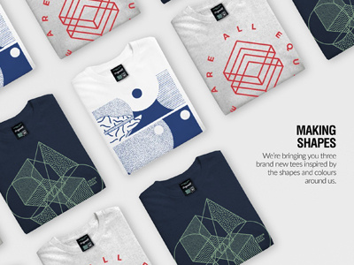 Shapes Series abstract graphic design illustration minimal screenprint shapes t shirt t shirt design vector