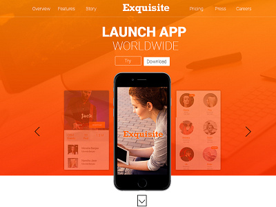 Exquisite1, UI UX Dsign, website ui ux dsign website