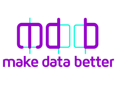 mdb logo- make data better branding design interaction logo type typography ui ux