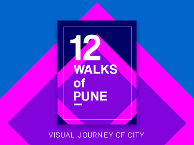 12 WALKS OF PUNE book design publication typography