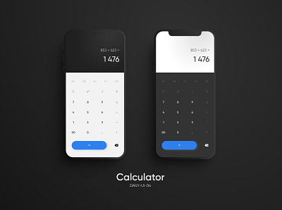 Daily UI #004 - Calculator calculator app calculator ui