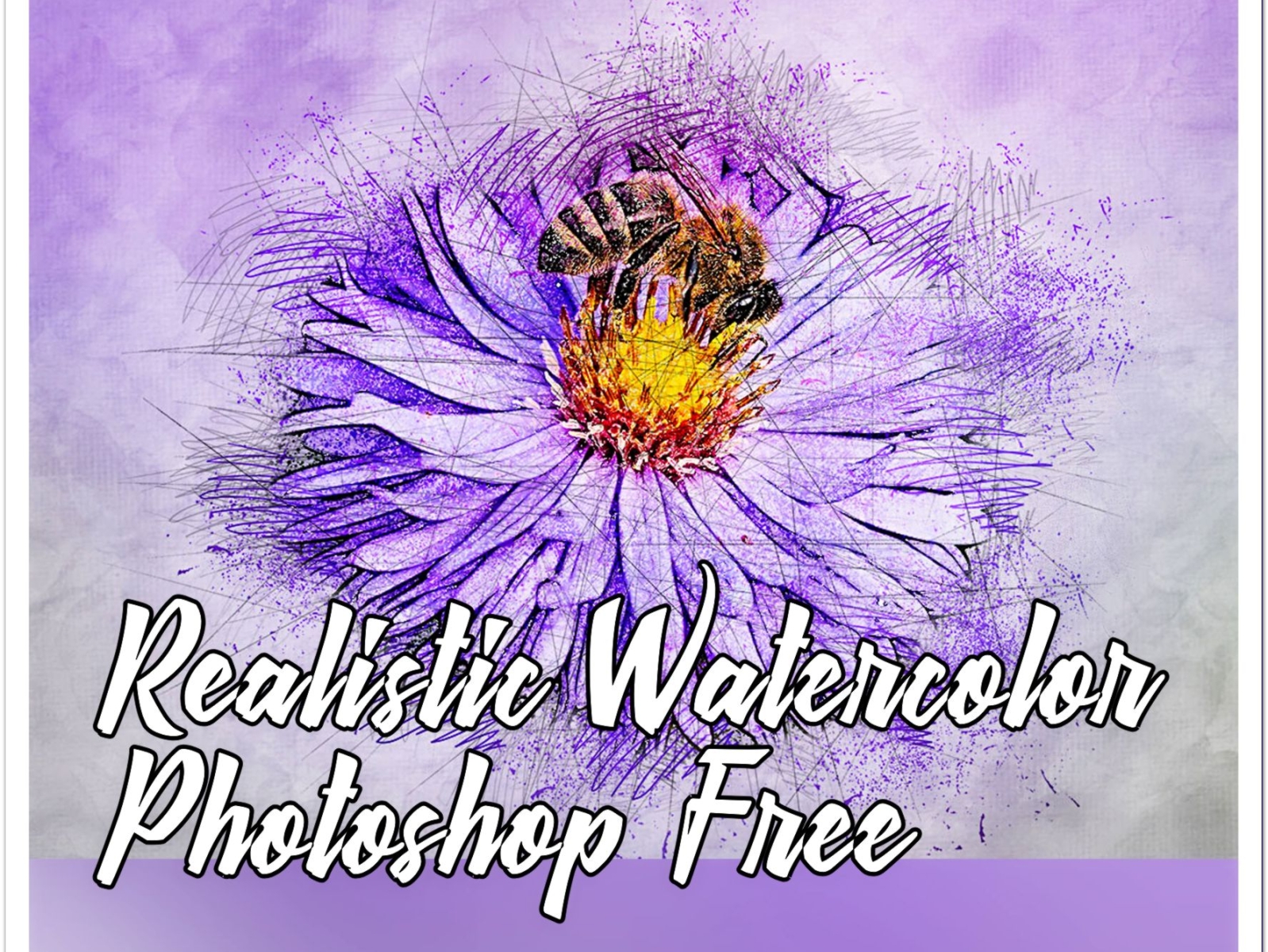 realistic watercolor photoshop action free download