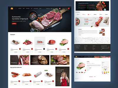 Hurt mies cold meats ecommerce layout store web web design webdesign website