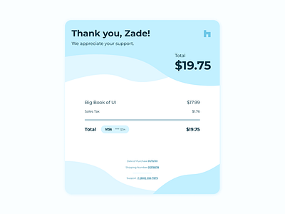 Email Receipt [Daily UI 017]