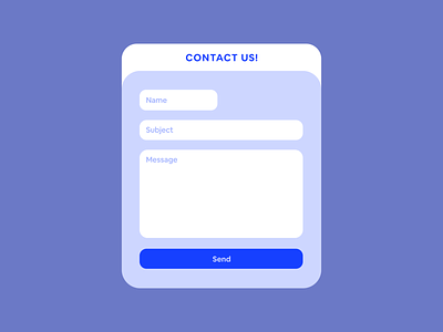 Contact Us Page [Daily UI 028] 100daychallenge contact page contact us daily ui dailyui design figma mockup ui uidesign uiux ux