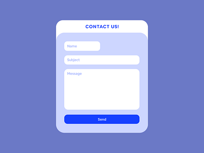 Contact Us Page [Daily UI 028]