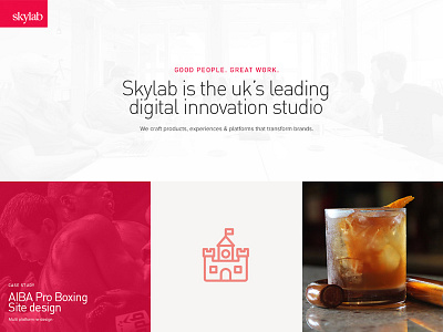 Studio Skylab | Site Re-design app branding design innovative interaction minimal responsive simple web