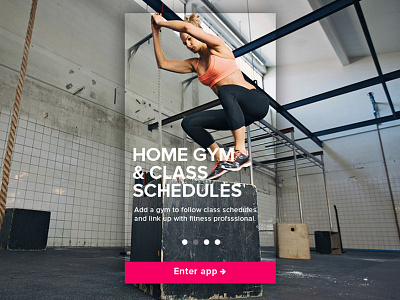 Fitness App app branding design innovative interaction minimal responsive simple web