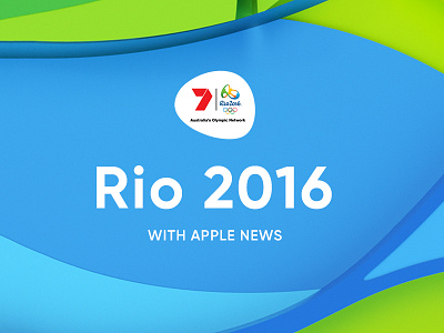 Rio 2016 with Apple News animation interface iphone mobile olympics product prototyping rio2016 ui ux