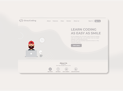 programmer landing page design courses website design landing page concept landing page ui landingpage modern landing page programmer landing page website design