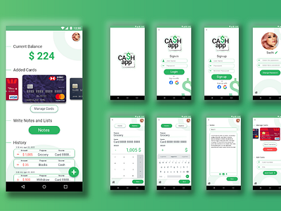 UX UI Design of a Smart Wallet Mobile App