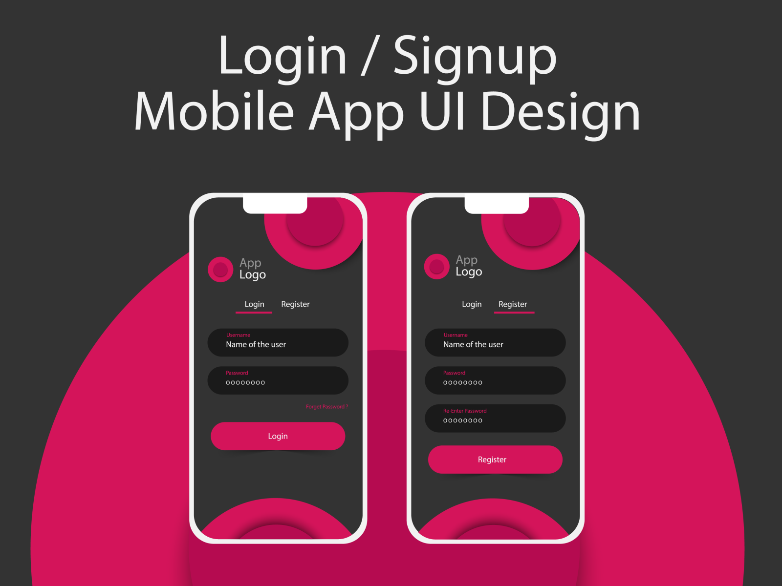 Login and SIgnup Mobile App UI and UX by Shibly Saikat on Dribbble