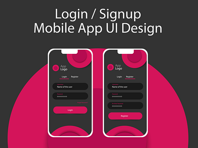 Login and SIgnup Mobile App UI and UX by Shibly Saikat on Dribbble